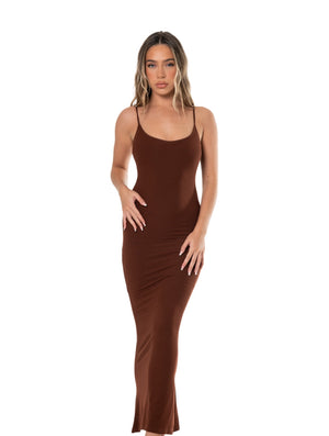 Φόρεμα Maxi με slip