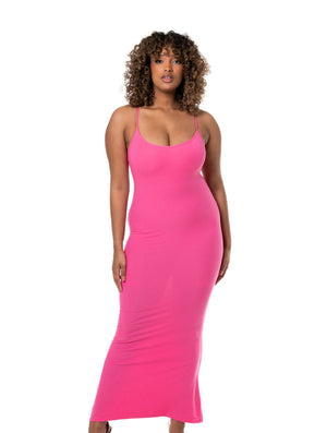 Φόρεμα Maxi με slip